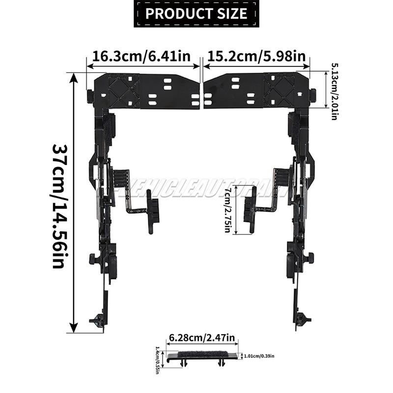 New 1247800512 1247800612 For Mercedes-Benz W124 W201 Sunroof Foot Lifting Angle Mechanism Linkage Bracket Kits Car Accessories