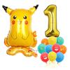 Standing Pokémon Pikachu Squirtle Child Elf Birthday Aluminum Film Printing Latex Balloon Gift