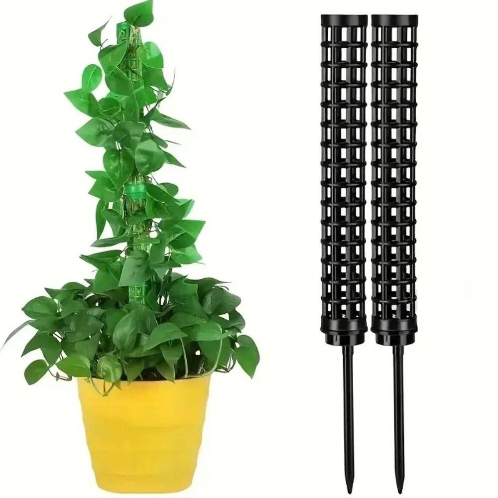 2pcs Quality Flower Vines Climbing Plant Support Trellis Hollow Plastic Water Moss Column Pole Gardening Tool Plant Stakes Plant