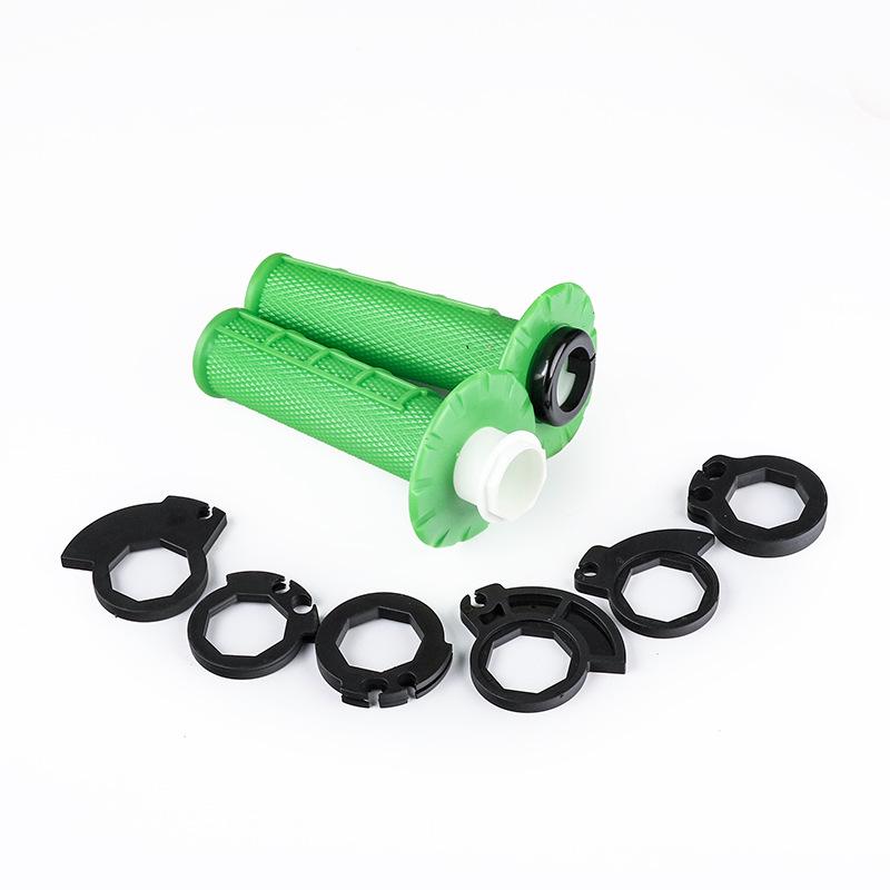 Universal Off-Road Motorcycle Handlebar Grips with Self-Locking Anti-Slip Sleeves G2
