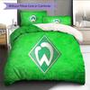 SV Werder Bremen Pattern Bedding Quilt Set  Home Decoration  Gift (1 * duvet cover + 2 * pillowcase  without core)