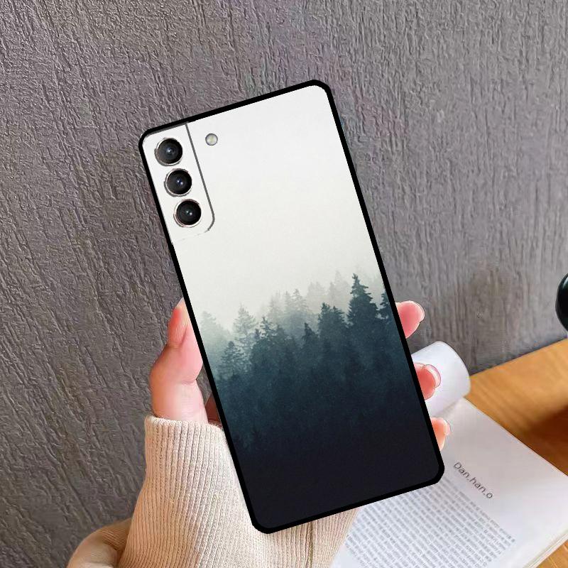 Forest Trees Mountain Phone Case For Samsung Galaxy S25 S26 Ultra S20 S21 S22 S23 S24 S10 Plus S24 FE S25 FE Cover