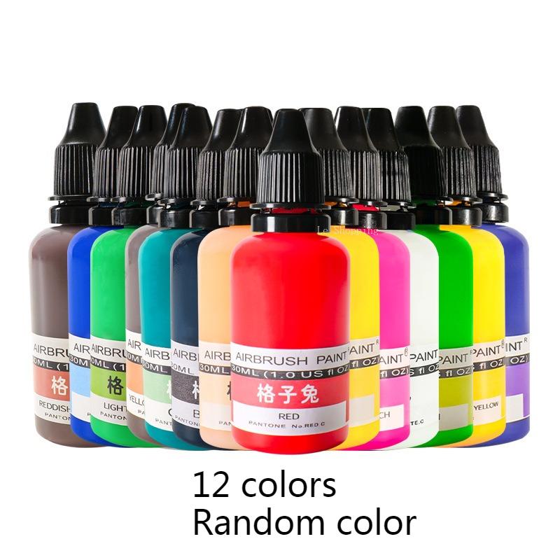 12/24 Color Model Paint/Pigment Graffiti Handmade DIY Doll Pen Painting Gundam Model Colored Water-based Paint Environmentally Pigment
