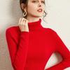 Autumn Winter Women Turtleneck Sweater Solid Color Warm Pullovers Sweater Long Sleeve Jumper Clothes
