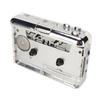 Cassette to MP3 Converter Retro HiFi Stereo Sound USB Cassette Tape Player with Transparent Shell