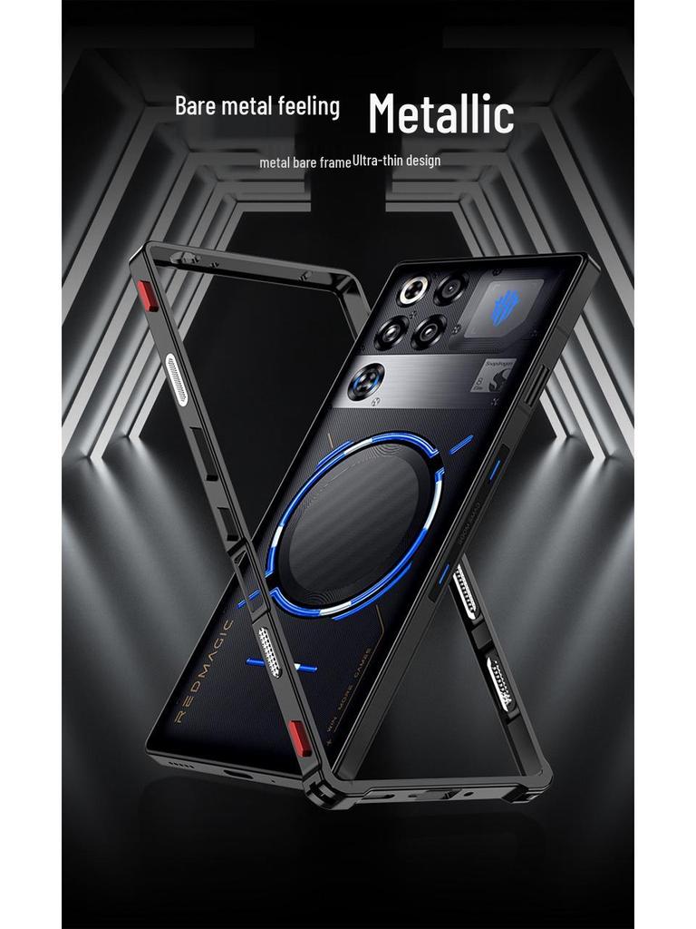 RedMagic 11 Pro Fibbia Metallica Antiurto Dissipazione del Calore Custodia Supercar