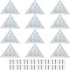 12 Pcs Surface Mount Push On Impaler Mounts Sound Isolation Clips Sound-Absorbing Panels