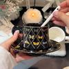 Beautiful Garden Ceramic Coffee Cup Set