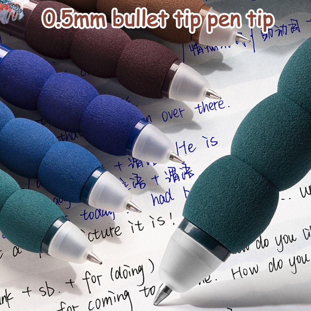 5PCS/Set Press Capibara Gel Pen Quick Drying Signature Pen Cute Writing Tool  Student