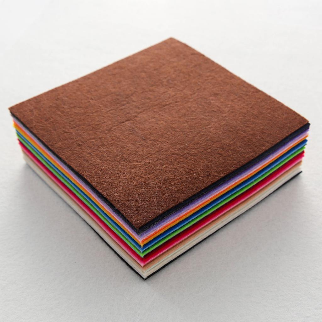 1mm Non-Woven Fabric Mixed Color DIY Handmade Paper Cutting Felt Cloth For Kindergarten Scrapbooking Doll Home DecorationTJ10300