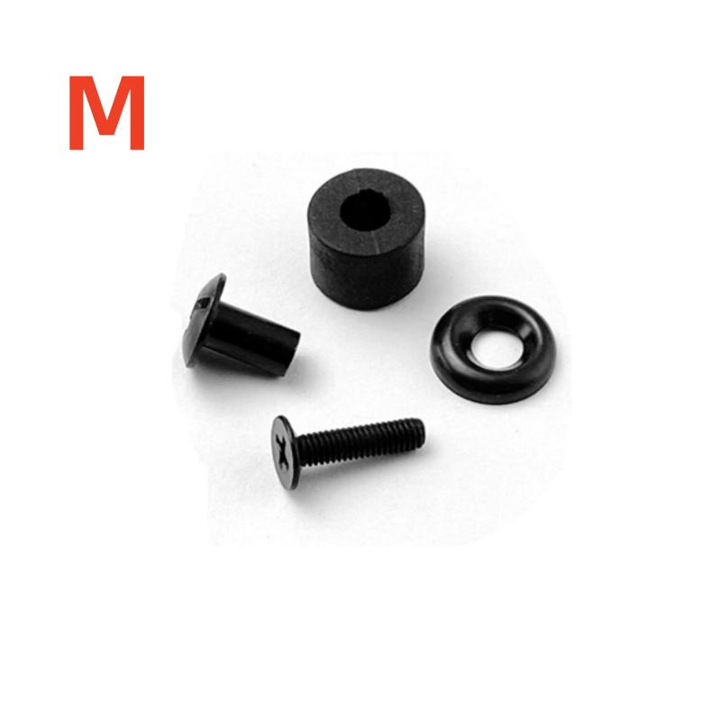 

Упаковка из 4 комплектов черных тактических винтов, самодельные винты с прорезями, набор винтов с крестообразной головкой, самодельные кобуры из кожи Kydex, набор винтов для ножен 24BD medium-4 set