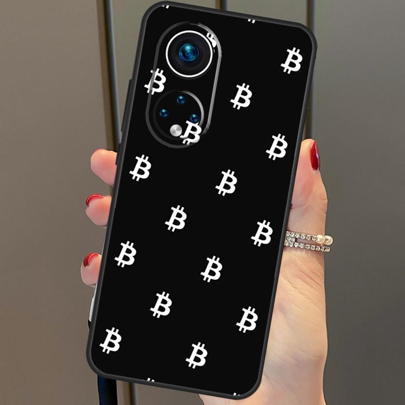 Bitcoin BTC Cover For Honor 90 70 50 Magic 6 Pro Magic 5 Lite Honor X6a X7a X8a X9a X8b X9b X8 X9 Case