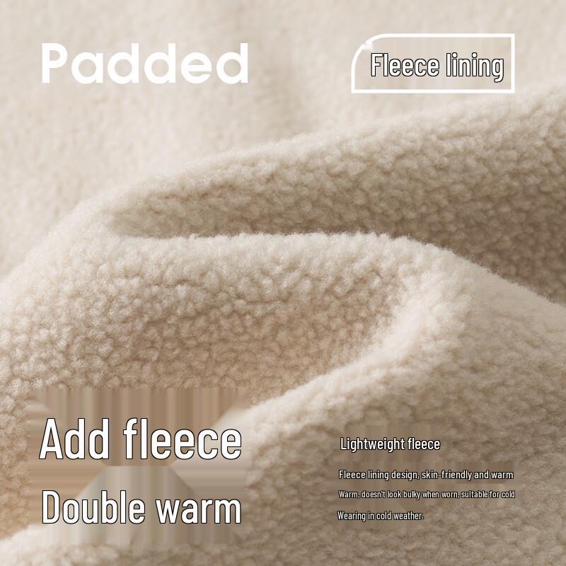 NVG·YOUNG Men's Fleece-Lined Hooded Zip Cardigan