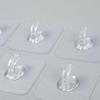 Transparent Self-Adhesive Horn Wall Hooks