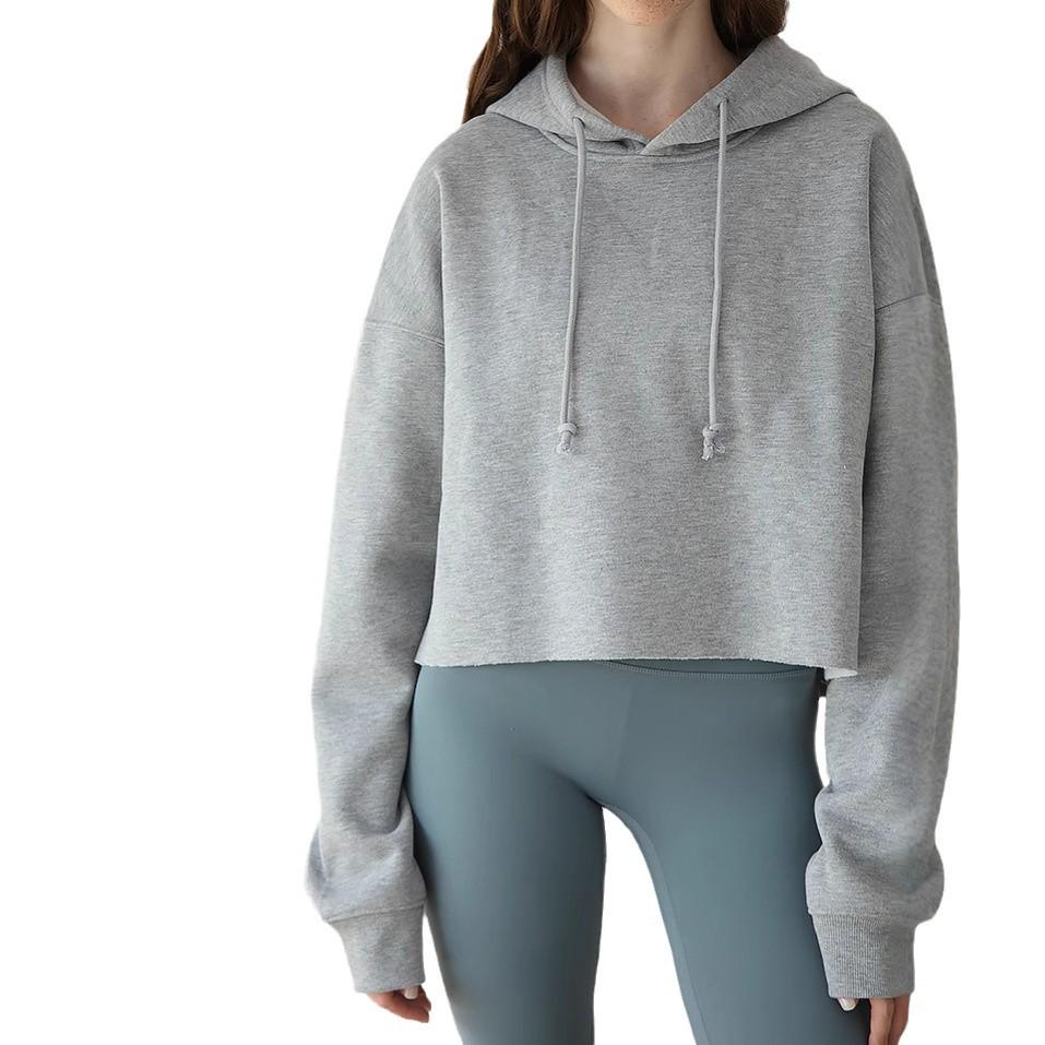 2024 Fall Women's Loose Short Hooded Sweatshirt - European & American Style