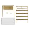 Multifunctional Jewelry Storage Rack for Earrings Necklaces Bracelets Portable Metal Wood Display Organizers