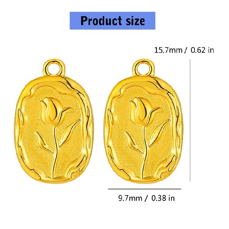 Jewellery Gypsum Mould Tulips Pendant Crafting Mold Combined With 350g Professional Clay For Detailed Sculpting Work