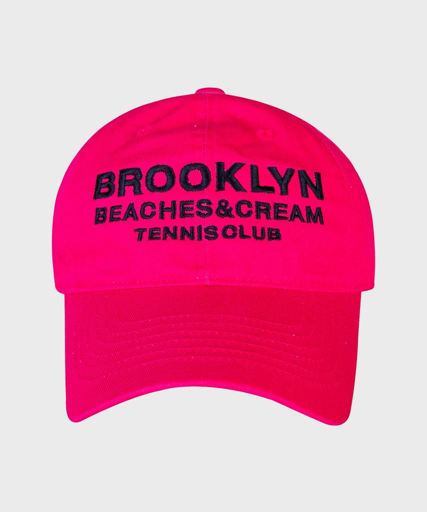 Bichiseuaenkeulim Brooklyn Tennis Club Ball Cap-Hot Pink