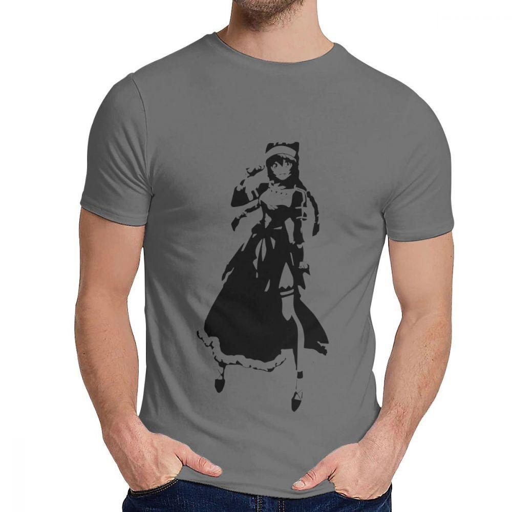 Overlord Lupusregina Beta Anime T-Shirt Lässig O-Ausschnitt 100% Baumwolle Große Größen T-Shirt