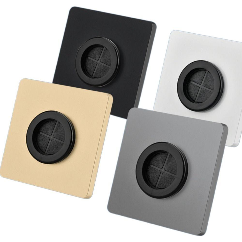 86Type Wall Blank Panel With Outlet Hole Cable Cover Decorative Cover  Network Cable