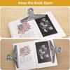 2 PCS Stainless Steel Bull Binder 20cm Paper Clip Extra Paper Clips Bulldog Clips  Office
