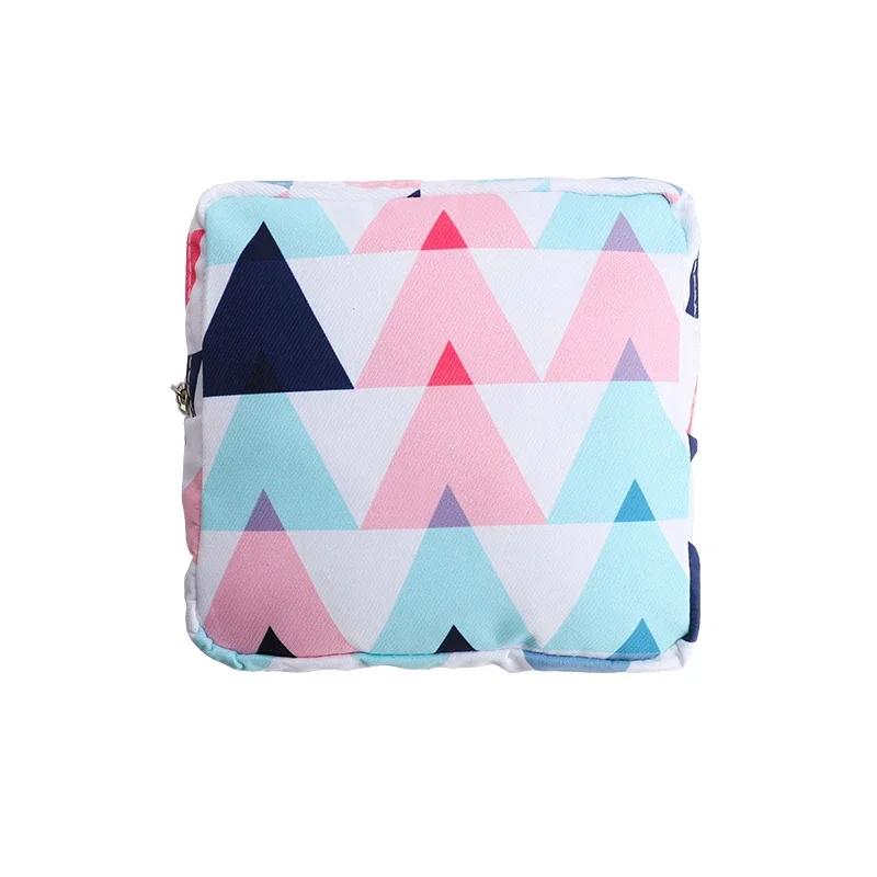 Borsa per Custodia Salvasanitari e Tamponi da Donna Pochette Trucco Carine con Zip Organizer da Donna per Cosmetici, Rossetto, Chiavi, Auricolari, Cavi Dati