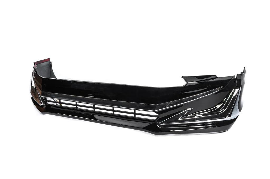 Front Bumper Cover Modelista V3-LED (2017-) White Color for Toyota Land Cruiser Prado 150