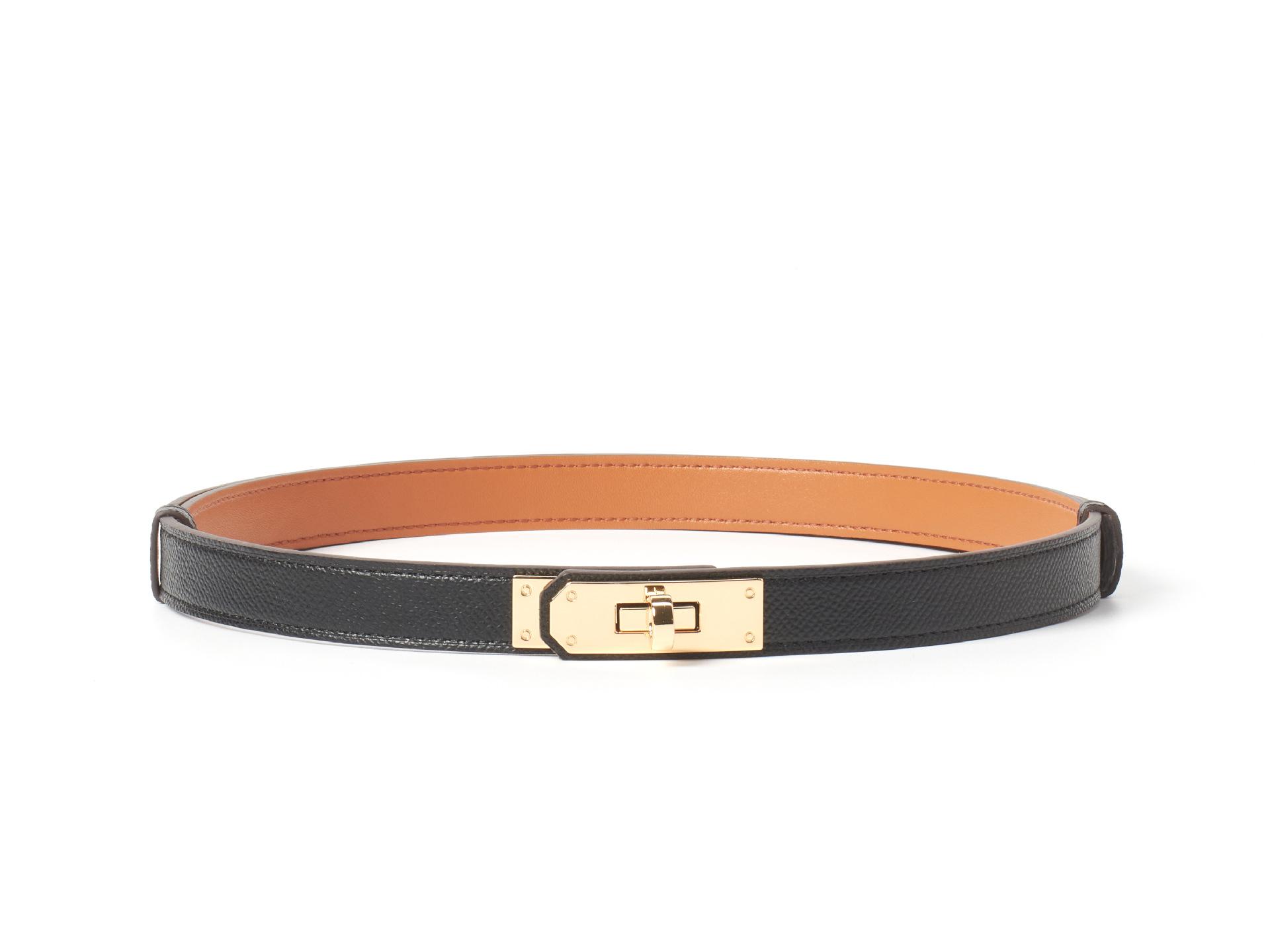 

Женский пояс из натуральной кожи, подчеркивающий талию - Модный аксессуар в корейском стиле Universal Length