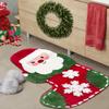 Christmas Special-shaped Imitation Cashmere Carpet Living Room Mat Bedroom Easy To Take Care of Bedside Blanket