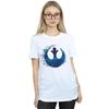 Star Wars The Rise Of Skywalker Womens/Ladies Resistance Symbol Cotton T-Shirt