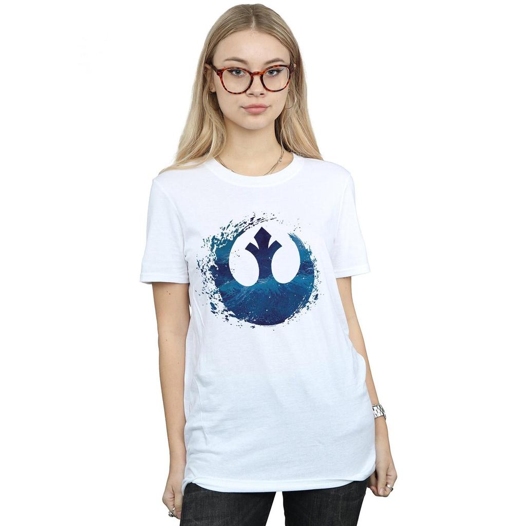 Star Wars The Rise Of Skywalker Womens/Ladies Resistance Symbol Cotton T-Shirt