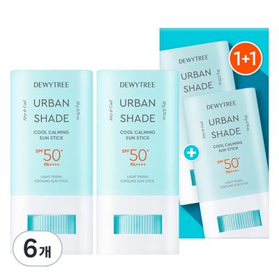 Urban Shade Cool Calming Sonnenschutz-Stick SPF50+ PA++++, 20g, 6 Stück