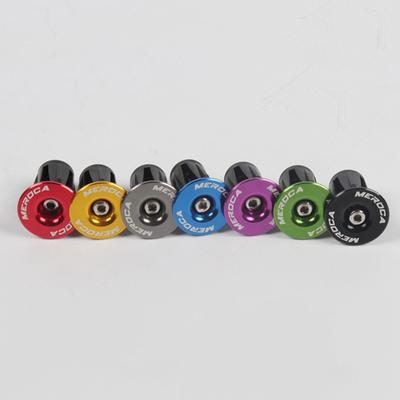 1 Pair 34mm Aluminum Alloy Bicycle Bike Handlebar Grips  Handle Bar End Plugs