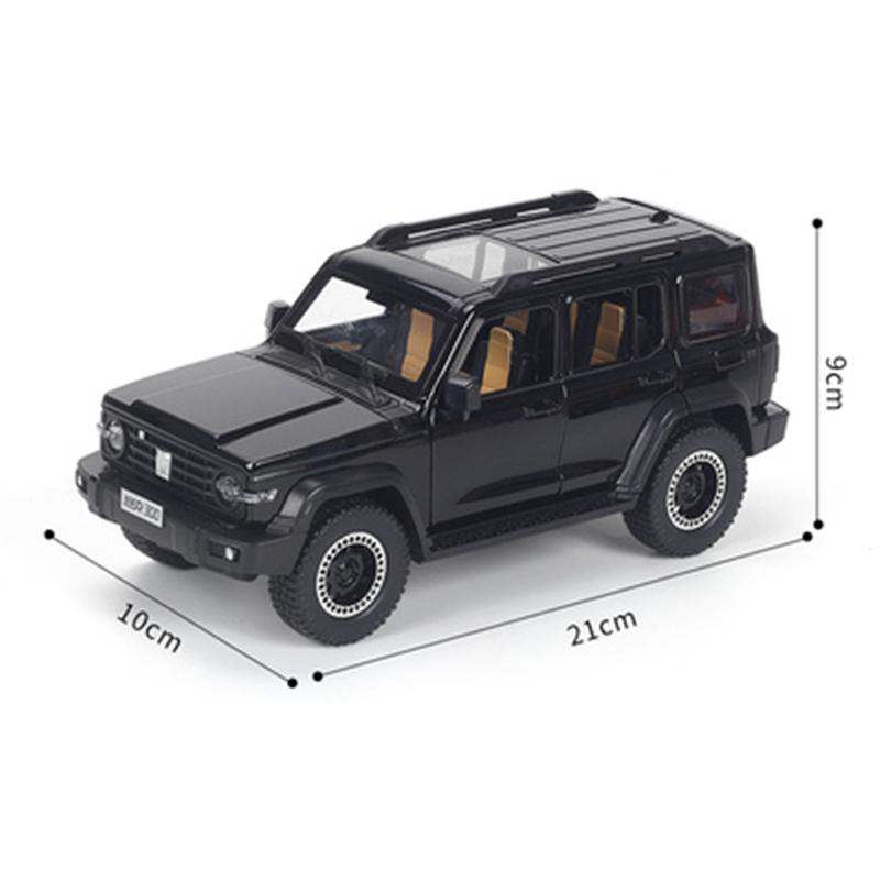 Neues 1/24 Tank 300 Legierungs-Automodell Diecasts Metallspielzeug Geländewagen Automodell Simulation Ton Licht Kindergeschenk