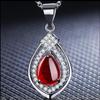 Elegant Copper-Plated Silver Necklace with Imitation Agate Teardrop Pendant and Fashionable Clavicle Chain