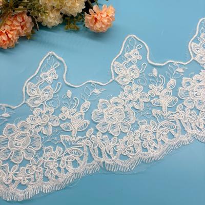 Rope Strand Barcode Embroidery Lace Women Lace Lolita Clothing Hem Accessories