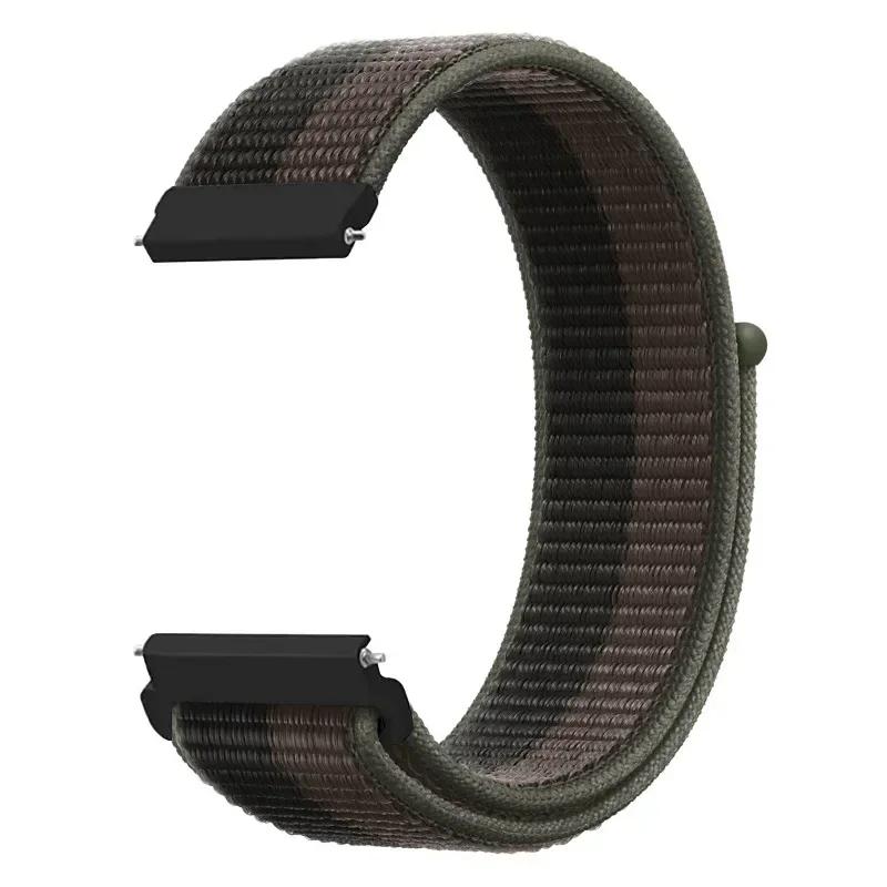 

20/22mm Nylon Loop Strap For Amazfit Balance Smartwatch Replacment Bracelet Sport Watchband Correa For Amazfit Balance Watchband 20mm Width