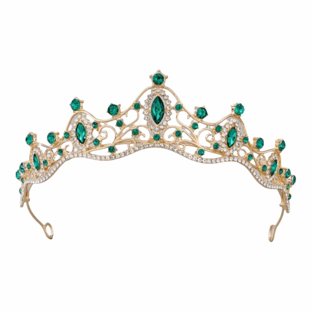 Baroque Queen Princess Crown Rhinestone Prom Jewelry New Crystal Tiara  Wedding Party