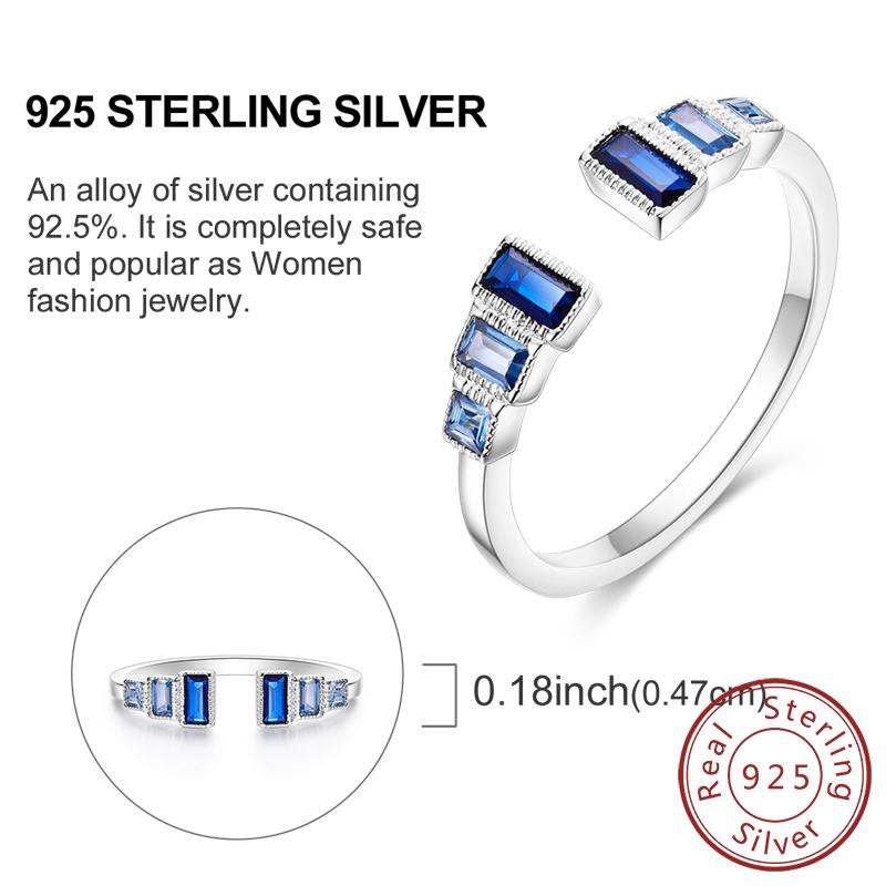 Rings 925 Silver Dragon Star Moon Blue Eyes Firefly Rings For Women Man Wedding Engagement Part Fashion Jewelry Gift
