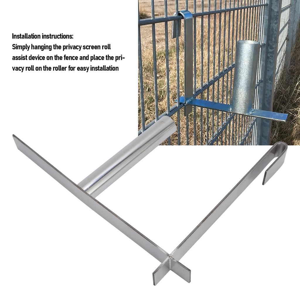 Anti Visual Strip Roll Auxiliary Hook Iron PVC Privacy Strip Installation Hook for Home Villa