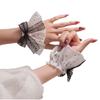 Perlen Schleife Spitze Manschette Abnehmbare Falsche Ärmelmanschetten Süßes Mädchen Armband Cosplay Schmuck