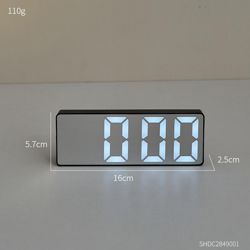 Minimalism LED Digital Alarm Clock Electronic Digital Alarm Clock Digital Clock Table Clock Room Desk Decor Exquisite Home Decor