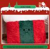 Festive Christmas Tree & Gingerbread Man Plush Cushion, New Year Gift & Wreath
