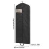 Garment Cover for Closet Organization, Breathable Hanging Storage Bag with Zippered Design and Carry Hooks for Gowns, Dresses, Dust Protections 2PCS