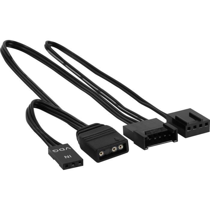 Ventilateur - AEROCOOL - Duo 12 ARGB - 120mm - 1000 TPM - 19,7 dBA