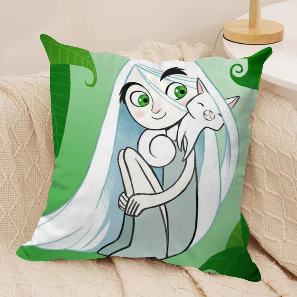 The SSecret of Kells Cushion Cover Soft Plush Fabric DoubleSided Printed Sofa Cushion Cover for All Seasons Home Decor Gift