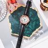 Stylish And Simple Roman Numeral Belt With Diamond Luminous Watch Women'S Quartz Watch