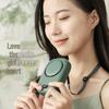 Ultra-Portable Neck-Hanging Mini Fan with Strong Wind for Summer Cooling