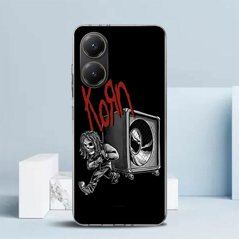 K-Korn Rock Band Soft Cover for Xiaomi Poco F7 Ultra X7 X6 X5 Pro M7 Phone Case Redmi 15 15C 13 13C 12 12C 10 10C Print Shell Po