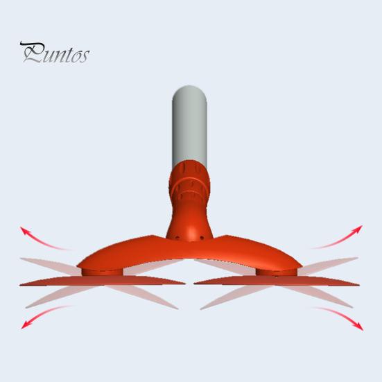 Autowaschmopp, rotierende Doppelkopf-Reinigungsbürste, Teleskop-Autowaschwerkzeug mit langem Griff, Mikrofasermopp für Windschutzscheibenglas